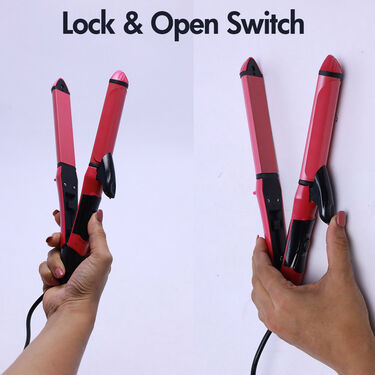 2-in-1 Hair Straightener & Curler (HSC2)