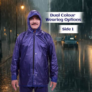 Pick Any 1 Reversible Raincoat For Mens (RRC1)