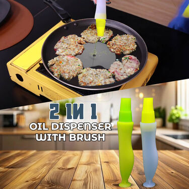 2 In 1 Oil Dispenser With Brush (ODB)