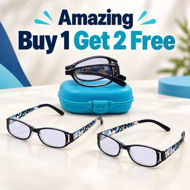 Foldable Adaptive Power Reading Glasses Buy 1 Get 2 Free (3FORG3)