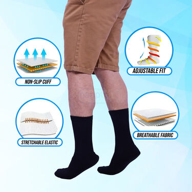 Diabetic Gel Socks For Pain Relief (DS04)