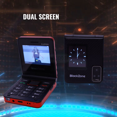 Dual Screen Flip Mobile With Free Wireless Ultrapro Earpods (PMH6)