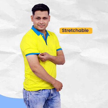 Pack of 5 Collar T-Shirts With Pocket (5PT23)