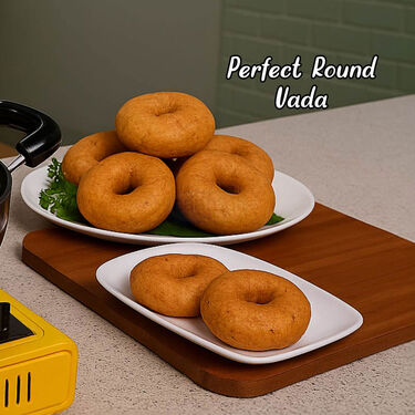 Effortless Vada maker+ 12 Cavity Idli Stand ( VM5)