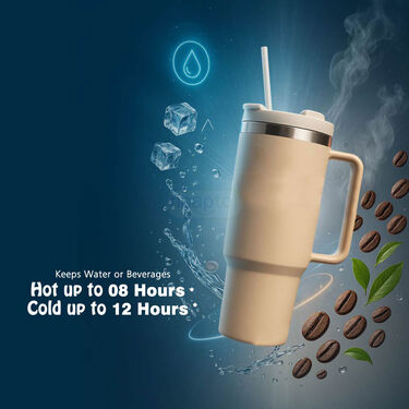 Stainless Steel Double Wall Vacuum Insulated Big Flask (1SFT1)