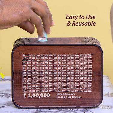 Wooden Piggy Bank Buy 1 Get 1 Free (WPB4)