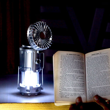 Solar Emergency Light With Fan (LL7)