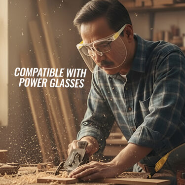 Wrap Around Protective Face Shield Glasses (WG)