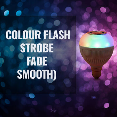 LED Light Bulbs Color Changing With Bluetooth Speakers And Remote Control Bulb (LL8)