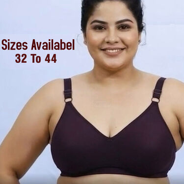 Pack of 3 Full Coverage Seamless Comfortable Daily Wear Bras (3FCB3)