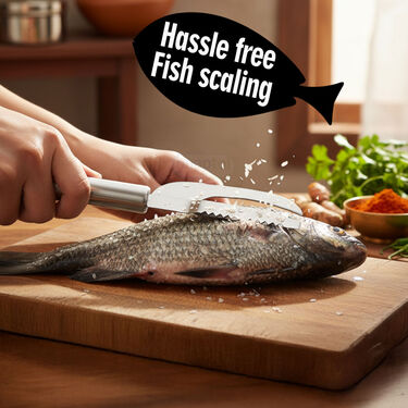 3 in 1 Fish Scaler + Free Fish Storage Containers (FS8)