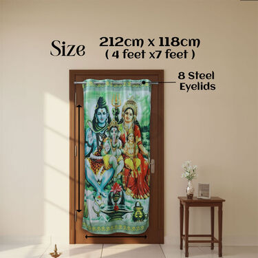 Shiv Parvati Curtain (CU13)