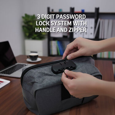 Multipurpose File Organizer Bag With Lock (FOB)