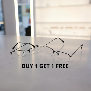 Metal Frame Progressive Power Reading Glasses Buy1 Get1 Free (2ORGPGM)