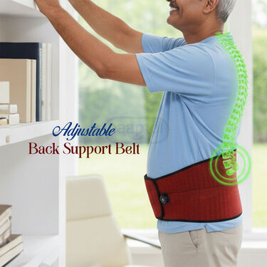 Adjustable Back Support Belt For Pain Relief (ABS6)