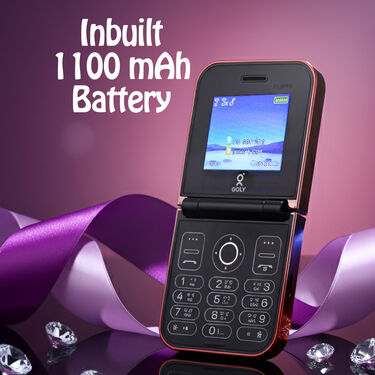 Dual Sim Stylish Fold Mobile With 4 Languages (PMH10 G)