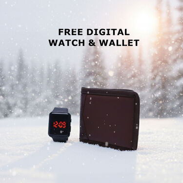 Pick Any 1 Plus Size Fleece Jacket With Digital Watch And Wallet Free (FJP1)