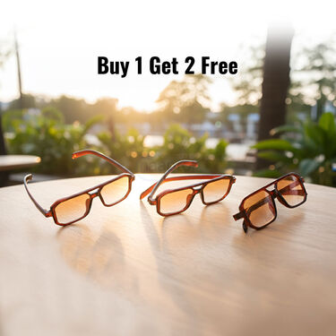 Full Frame Bifocal Coloured Adaptive Power Reading Glasses Buy1 Get 2 Free (3BCORG15)