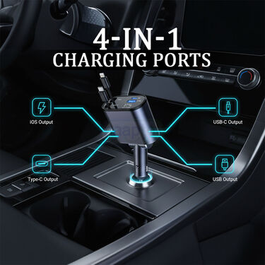 Car Retractable Wire DC Adapter (CA2)
