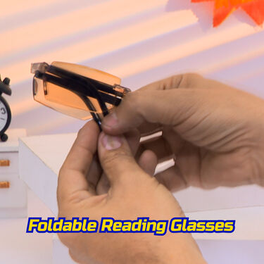 Rimless Foldable Coloured Adaptive Power Reading Glasses Buy 1 Get 2 Free (3FCORG13)