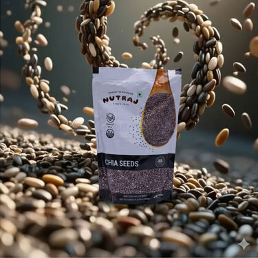 Nutraj Chia Seeds - 400GM (NUTC)