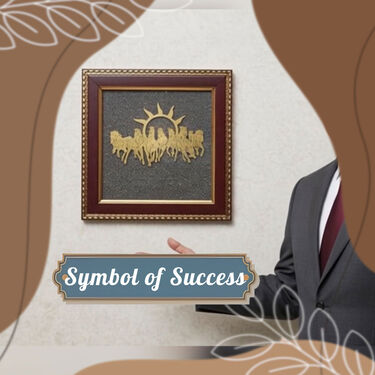 7 Horses On Raw Pyrite Frame (7HPF)