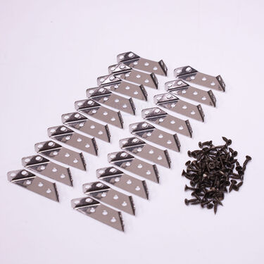 20 Pc Stainless Steel Joint Corner Brace Bracket Support (SCB1)