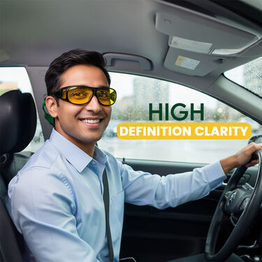 2 Day & Night HD Vision Wrap Around Goggles With Free Neckband Strap (2WNGNS)