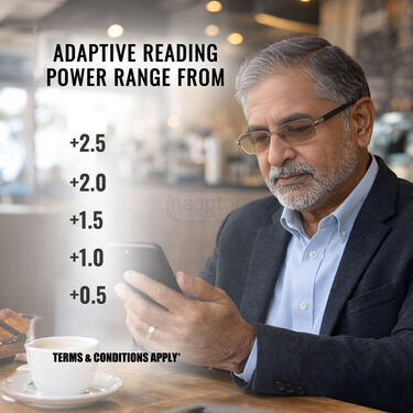 Rimless Foldable Adaptive Power Reading Glasses Buy 1 Get 2 Free Combo (2FORG10CRG1)