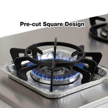 Pack of 20 Aluminium Foil Cover For Gas Stove (GAS6)