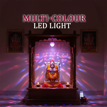 360 Degree Colorful Rotating LED Decorative Disco LED Bulb With Bluetooth Speaker (BLS18)