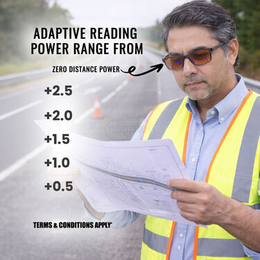 Full Frame Bifocal Coloured Adaptive Power Reading Glasses Buy1 Get2 Free (3BCORG18)