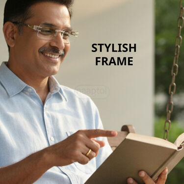 Rimless Adaptive Power Reading Glasses B1G2 Free (3ORG10)