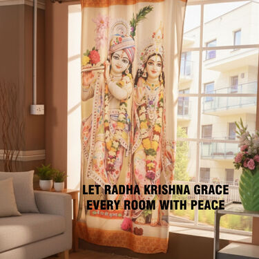 3D Printed Radha Krishna Curtain (CU15)