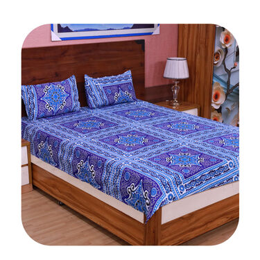 Pack Of 8 Double Bed Sheets With16 Pillow Covers Free (8BS66)