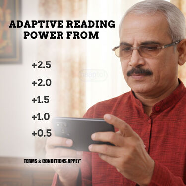 Rimless Foldable Coloured Adaptive Power Reading Glasses Buy 1 Get 1 Free (2FCORG13)