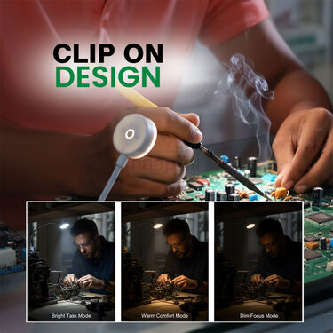 Rechargeable Flexible Clip On Light (LL34)