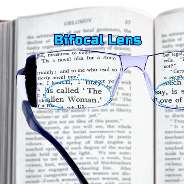 Rimless Bifocal Coloured Adaptive Power Reading Glasses B1G1 Free (2BCORG2)