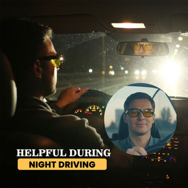 HD Night Vision Safety Sunglasses Buy 1Get 2 Free (3NVG3)