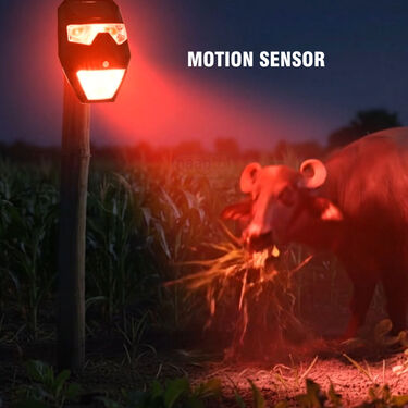 Solar Rrechargeable Animal Repellent light With Motion Sensor (LL37)