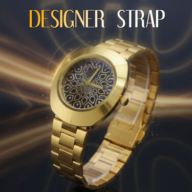 Golden Designer Watch (MGW33)