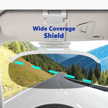 Car Day Night Driving Anti Glare Safety Visor (CDV2)