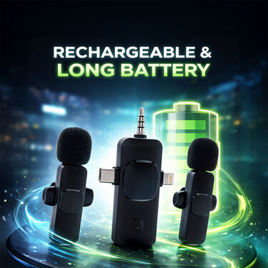 3 In 1 Dual Wireless Mic (PWM4)