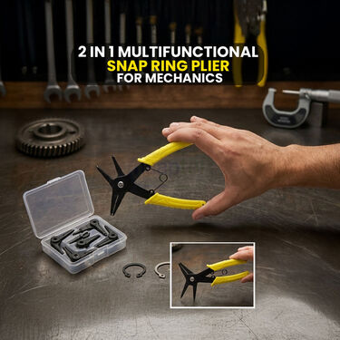 2 In 1 Multifunctional Snap Ring Plier For Mechanics (RP01)