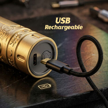 Stylish Golden Trimmer With Free Nose & Ear Trimmer (PMTNT3)