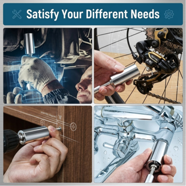 Universal Socket Wrench With Drill Adapter (SW03)