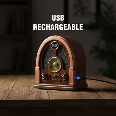 Vintage Radio With Bluetooth (BLS23)