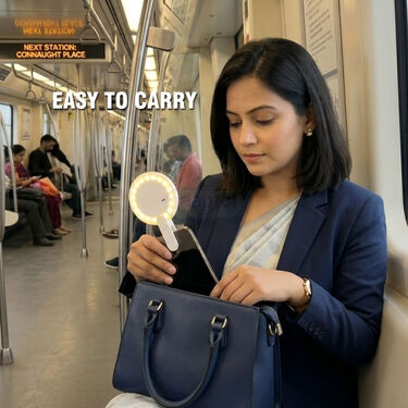 Rechargeable Handheld Mirror With Light (LMM)