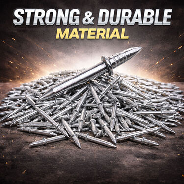 100 Pcs Double-Head Skirting Thread Nail (DHS)