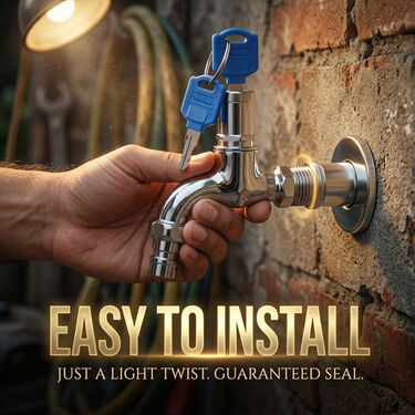 Water Saving Tap with Key Lock For Garden & Outdoors (WTL2)